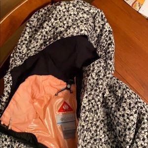 Girls Columbia Interchange Jacket Omni heat lining